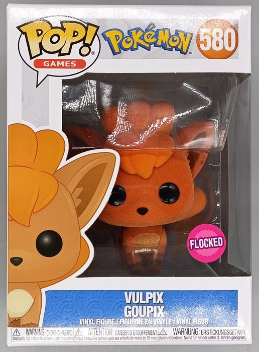 #580 Vulpix Flocked - Pokemon Funko POP