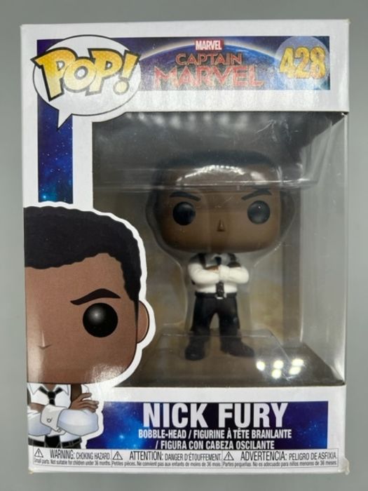 #428 Nick Fury - Marvel Captain Marvel - Box Damaged Funko POP