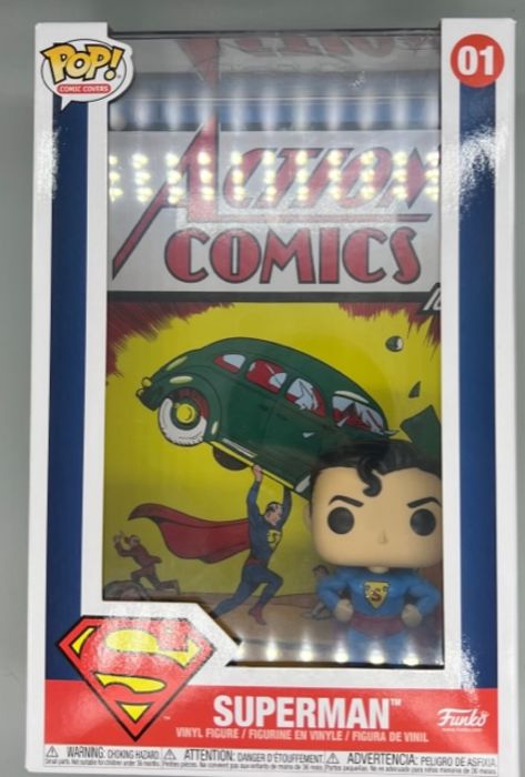 #01 Superman - Comic Covers - Box Damaged Funko POP