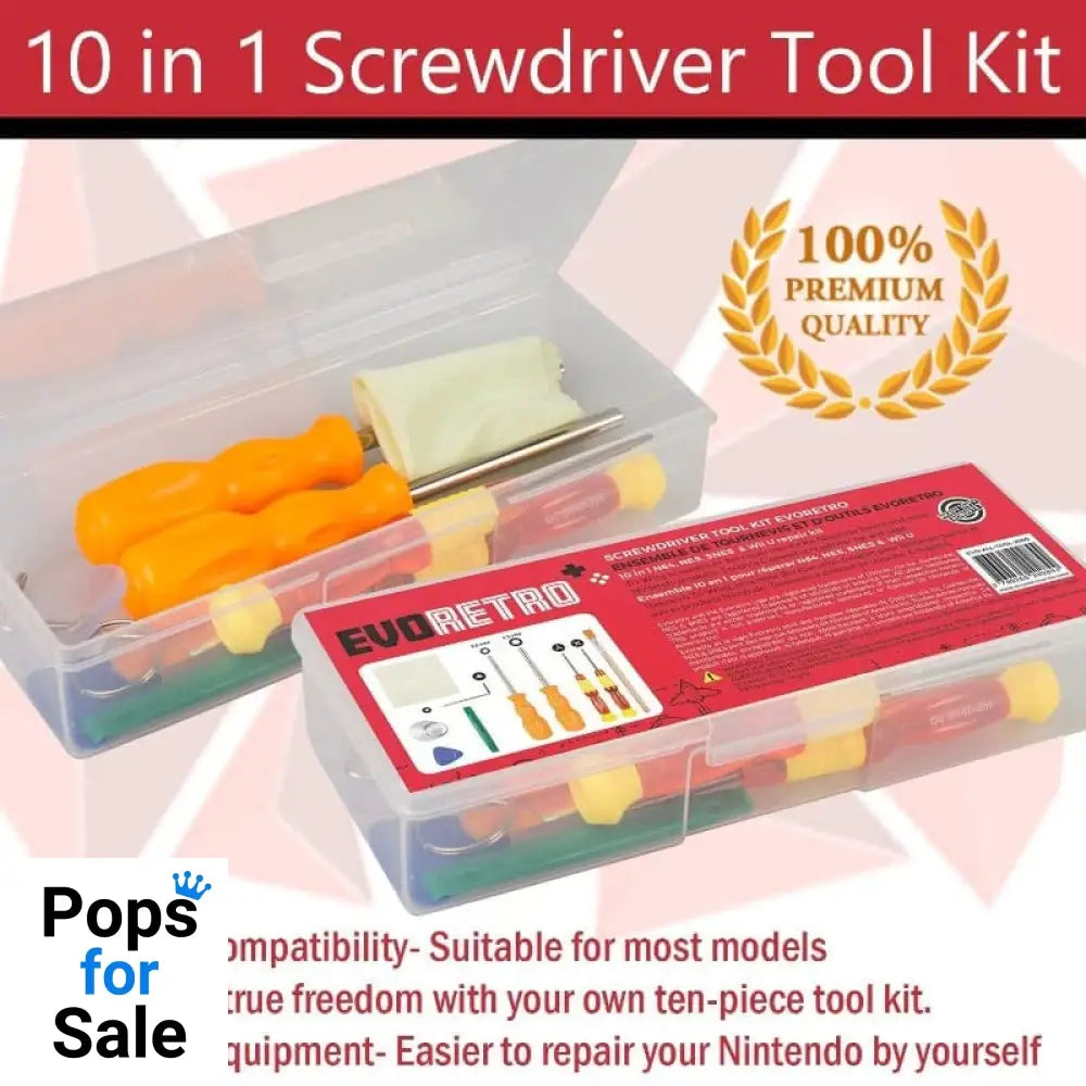 Video Game Tool Kit 14-Pack Screwdriver