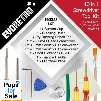 Video Game Tool Kit 14-Pack Screwdriver