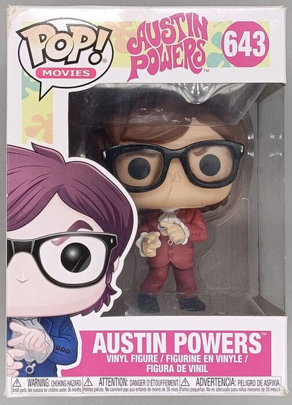 #643 Austin Powers (Red Suit) - Austin Powers - Box Damaged Funko POP