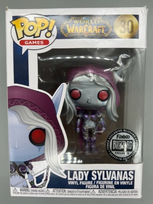 #30 Lady Sylvanas - Metallic - World of Warcraft Box Damaged Funko POP