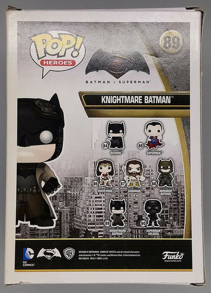 #89 Knightmare Batman - Batman vs Superman - Box Damaged Funko POP