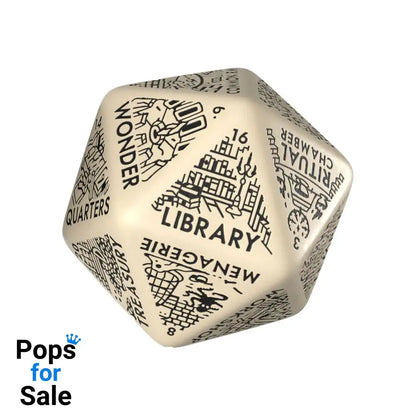Viridian Jumbo Dice Dungeon Room Generator D20 Beige