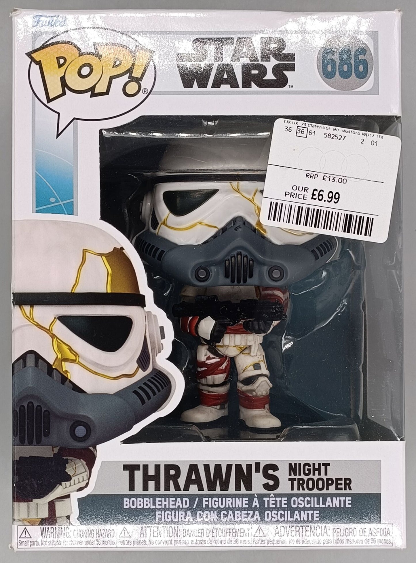686 Thrawn's Night Trooper -  Star Wars Ahsoka - Funko POP - Box Damaged