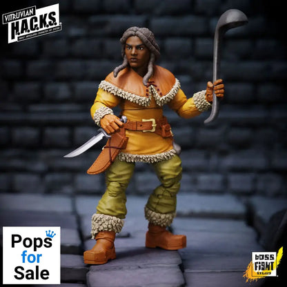 Vitruvian H.A.C.K.S. Action Figure Dwarf Tavern Keeper Madame Ruskin