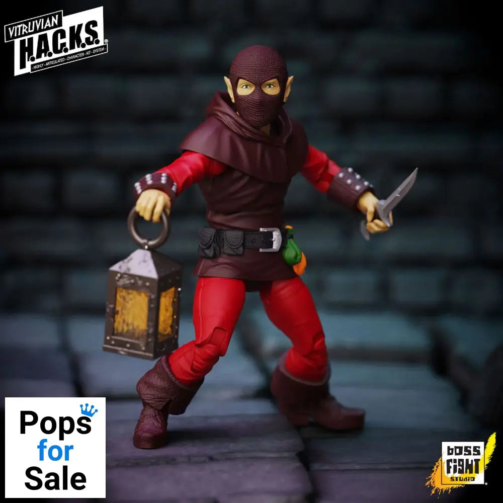 Vitruvian H.A.C.K.S. Action Figure Halfling Scout Dwynn Dellos