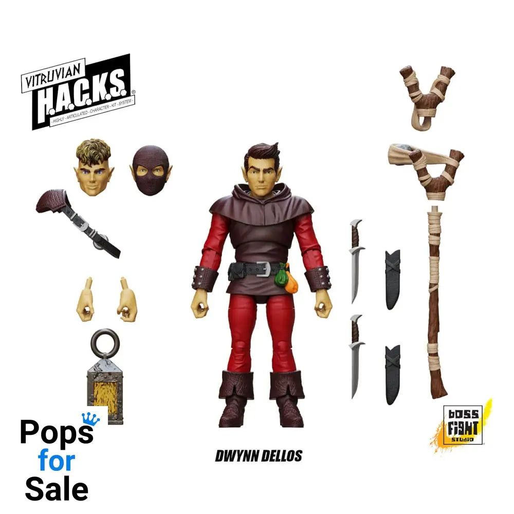 Vitruvian H.A.C.K.S. Action Figure Halfling Scout Dwynn Dellos