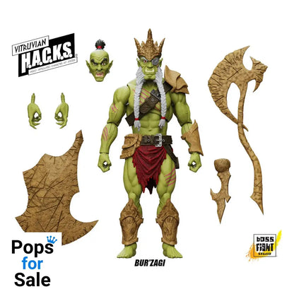 Vitruvian H.A.C.K.S. Action Figure Mighty Orc Sovran Bur'Zagi