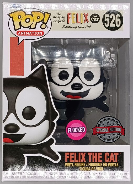 #526 Felix the Cat - Flocked Funko POP
