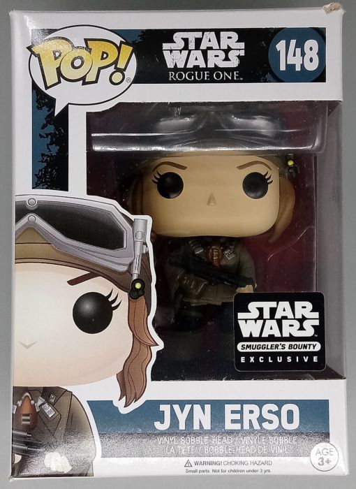 #148 Jyn Erso (Mountain Gear) Star Wars Smugglers Bounty Box Damaged Funko POP