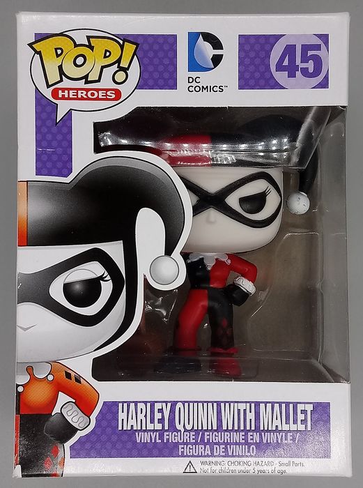 45 Harley Quinn with Mallet - DC Comics - Funko POP - Box Damaged