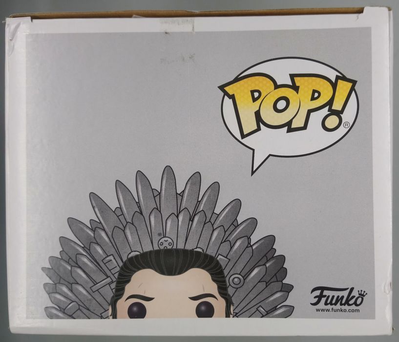 72 Jon Snow (on Iron Throne) Deluxe Game of Thrones Funko POP - Damaged Box