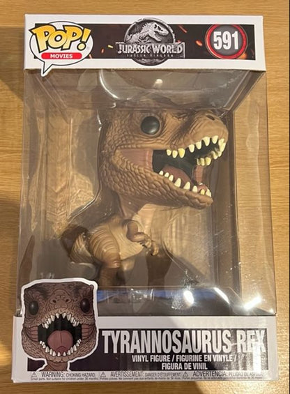 #591 Tyrannosaurus Rex 10 Inch Jurassic World - Box Damaged Funko POP
