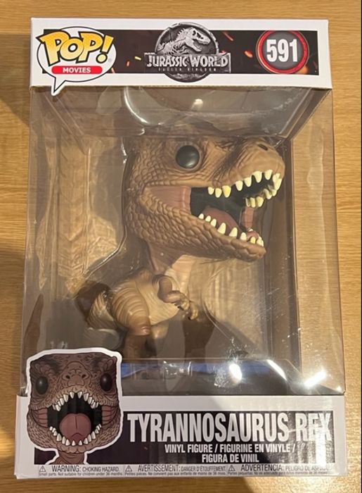 #591 Tyrannosaurus Rex 10 Inch Jurassic World - Box Damaged Funko POP