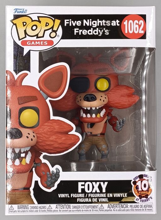 1062 Foxy - Five Nights at Freddy's 10th Anniversary FNAF Funko POP - Brand New