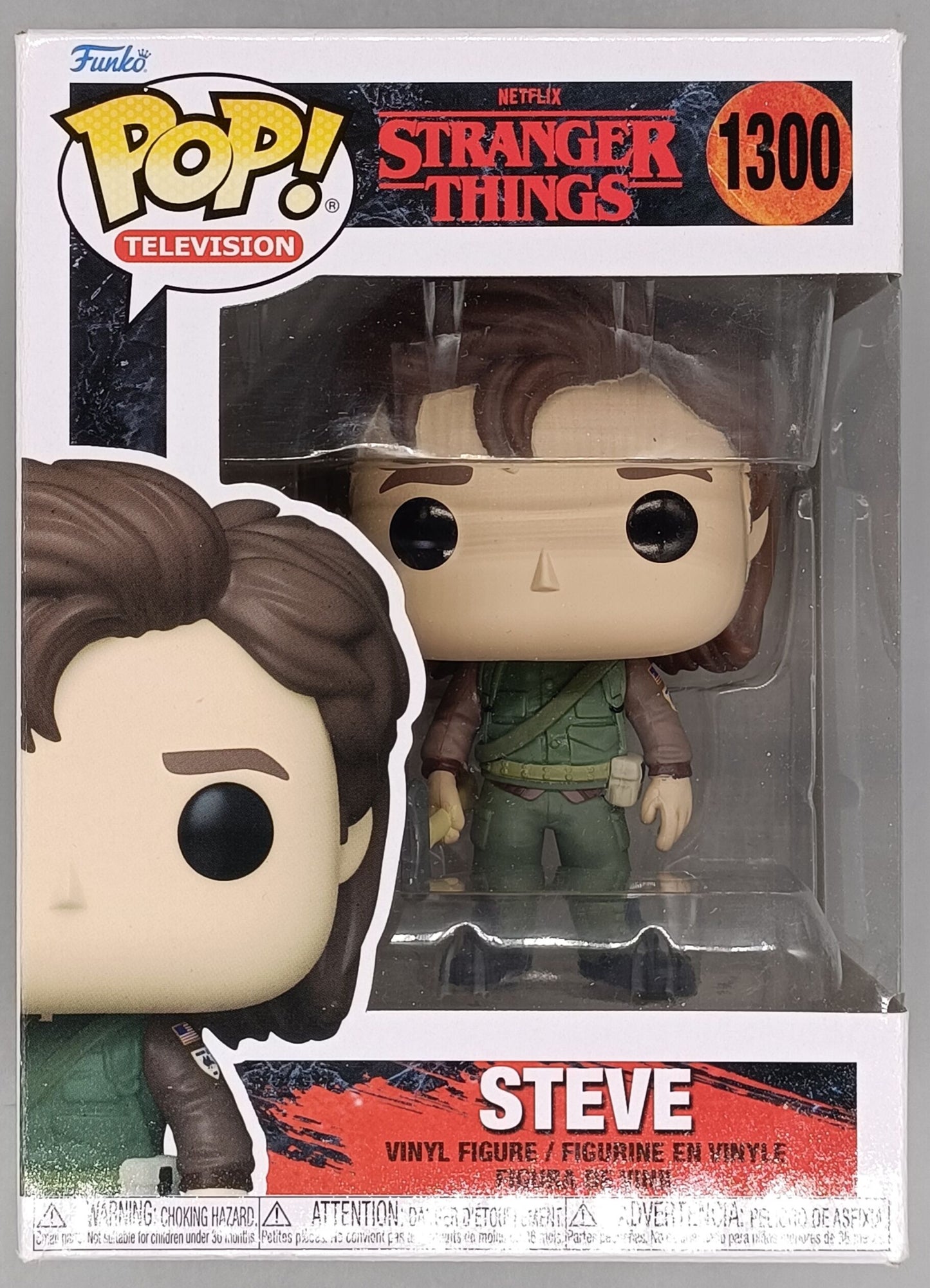 1300 Steve (Hunter) - Stranger Things - Funko POP - Box Damaged