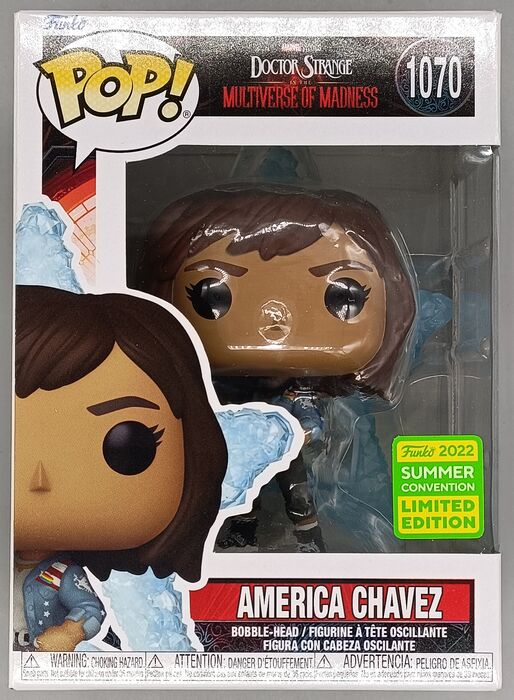 1070 America Chavez (w/ Portal) Marvel Doctor Strange - 2022 Con - New Funko POP