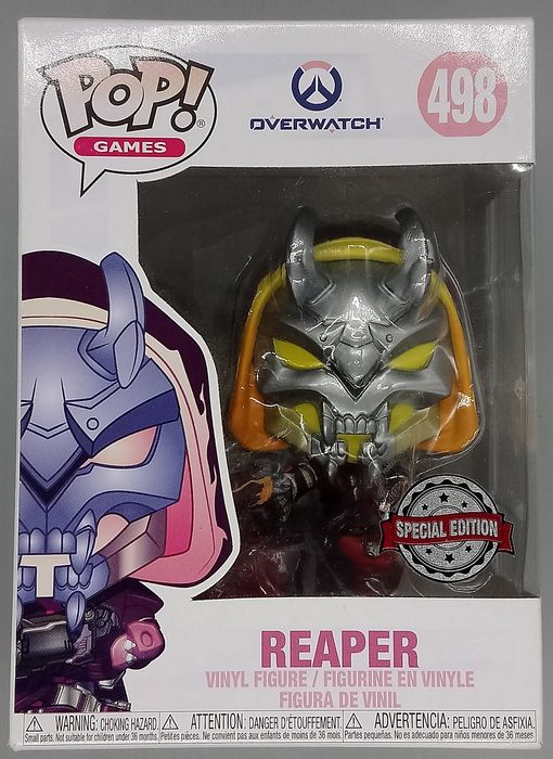 498 Reaper (Hellfire) - Overwatch - Exclusive - Box Damaged Funko POP