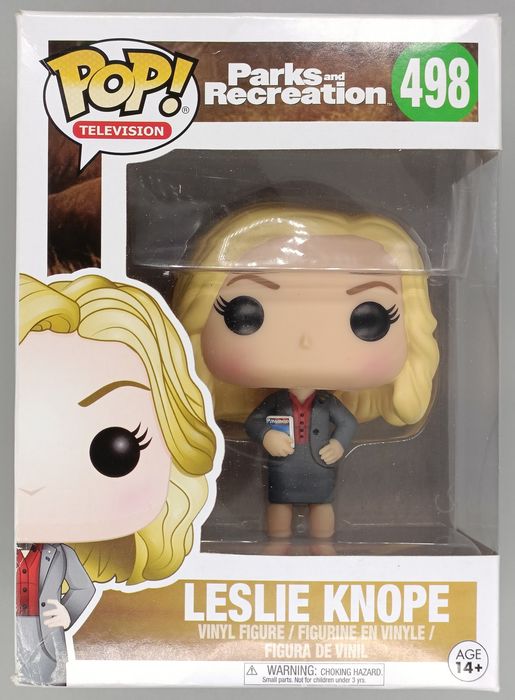 #498 Leslie Knope - Parks & Recreation - Box Damaged Funko POP