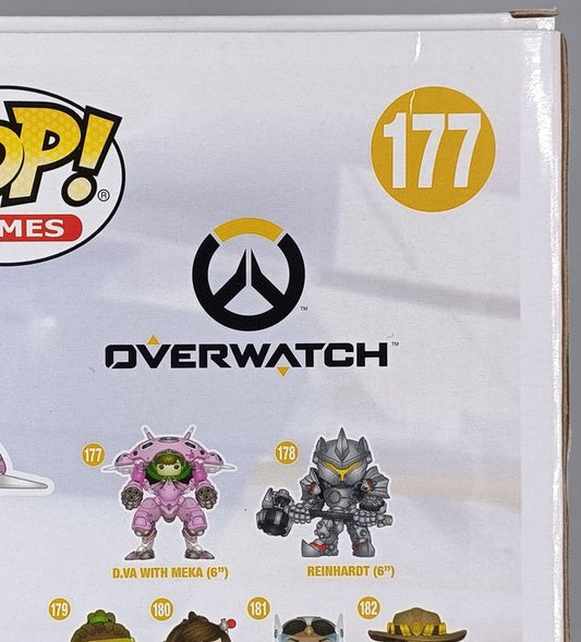 177 D.Va with MEKA (Carbon Fiber) 6 Inch Overwatch Funko POP - Box Damaged