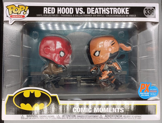 336 Red Hood vs. Deathstroke 30-000 Ltd - Box Damaged Funko POP