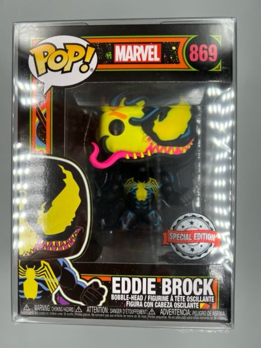 #869 Eddie Brock (Venom Blacklight) - Marvel Funko POP