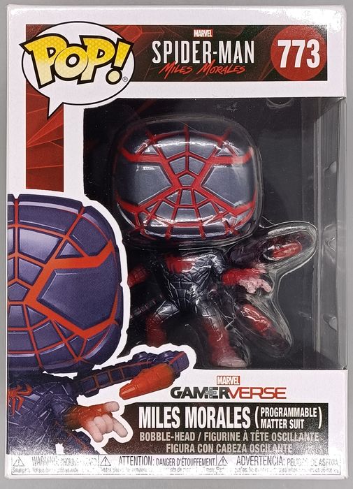 773 Miles Morales Programmable Suit Marvel SpiderMan - Box Damaged Funko POP