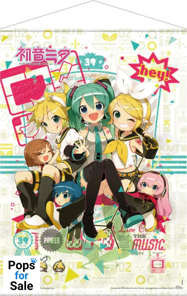 Vocaloid Wallscroll Hey! Piapro Characters 50 x 70 cm