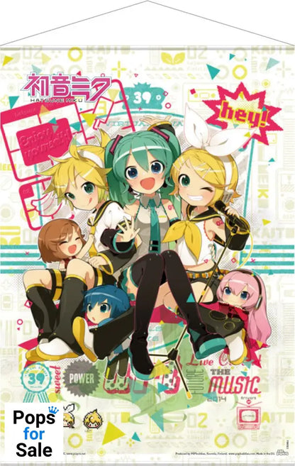 Vocaloid Wallscroll Hey! Piapro Characters 50 x 70 cm
