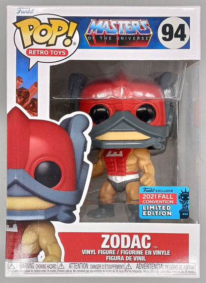 94 Zodac - Masters of the Universe - 2021 Con - Funko POP - Box Damaged