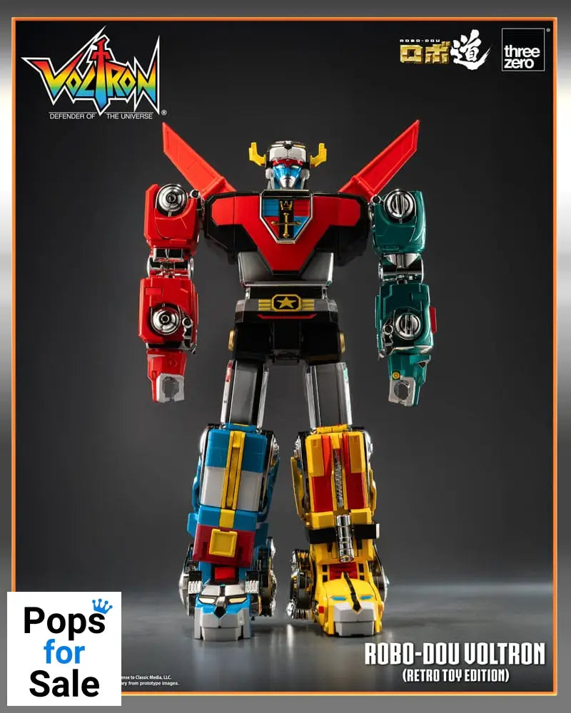 Voltron: Defender of the Universe Robo-Dou Action Figure Voltron Retro Toy Edition 27 cm