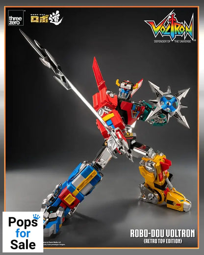 Voltron: Defender of the Universe Robo-Dou Action Figure Voltron Retro Toy Edition 27 cm Action figures