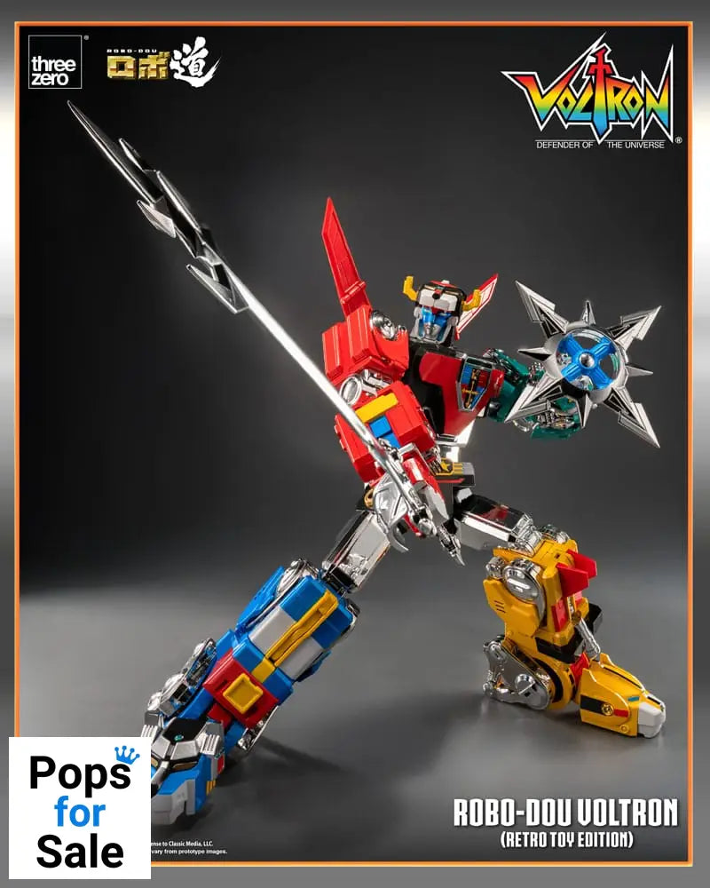 Voltron: Defender of the Universe Robo-Dou Action Figure Voltron Retro Toy Edition 27 cm