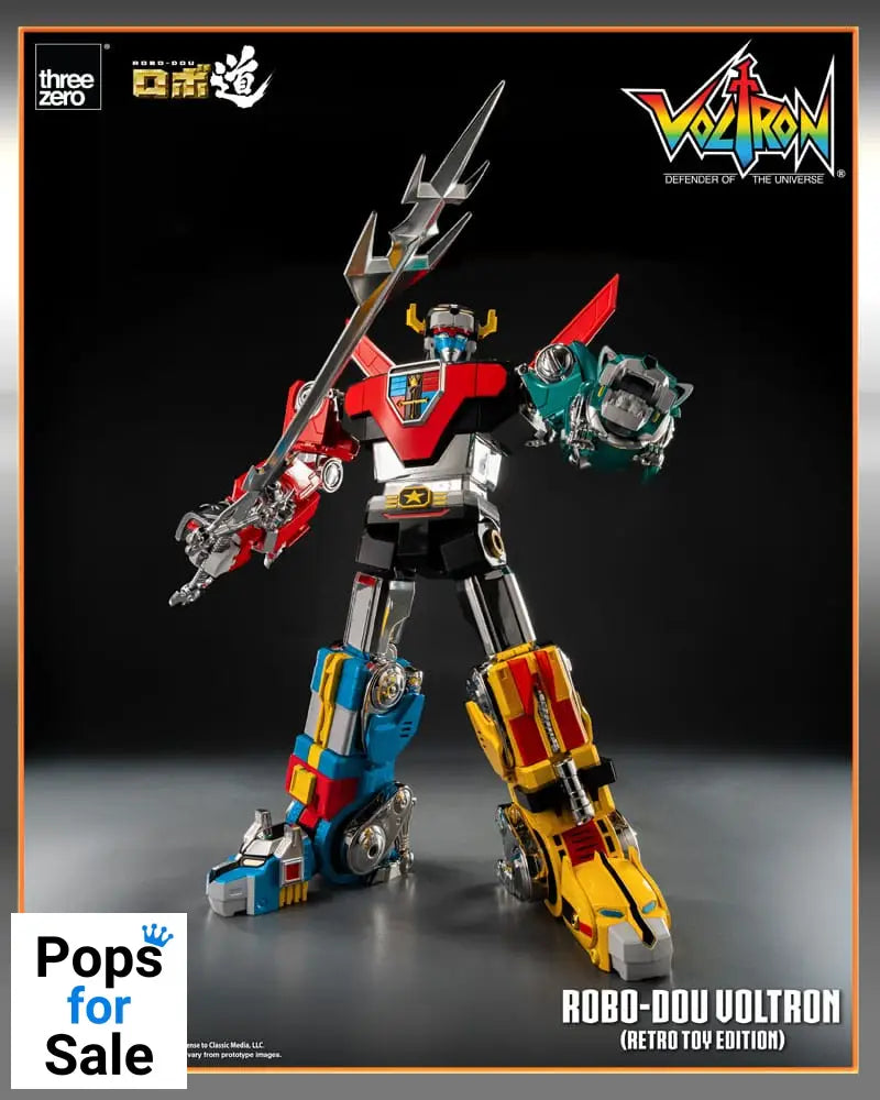 Voltron: Defender of the Universe Robo-Dou Action Figure Voltron Retro Toy Edition 27 cm