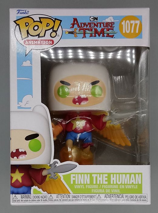 #1077 Finn the Human (Ultimate Wizard) - Adventure Time Funko POP
