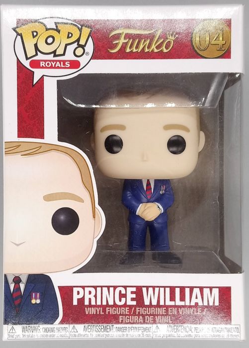 #04 Prince William - Royals - Box Damaged Funko POP
