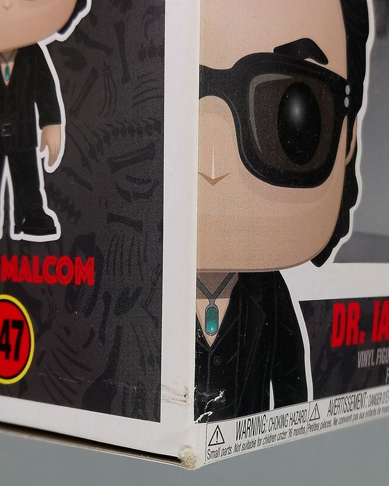 547 Dr. Ian Malcolm - Jurassic Park - Box Damaged Funko POP
