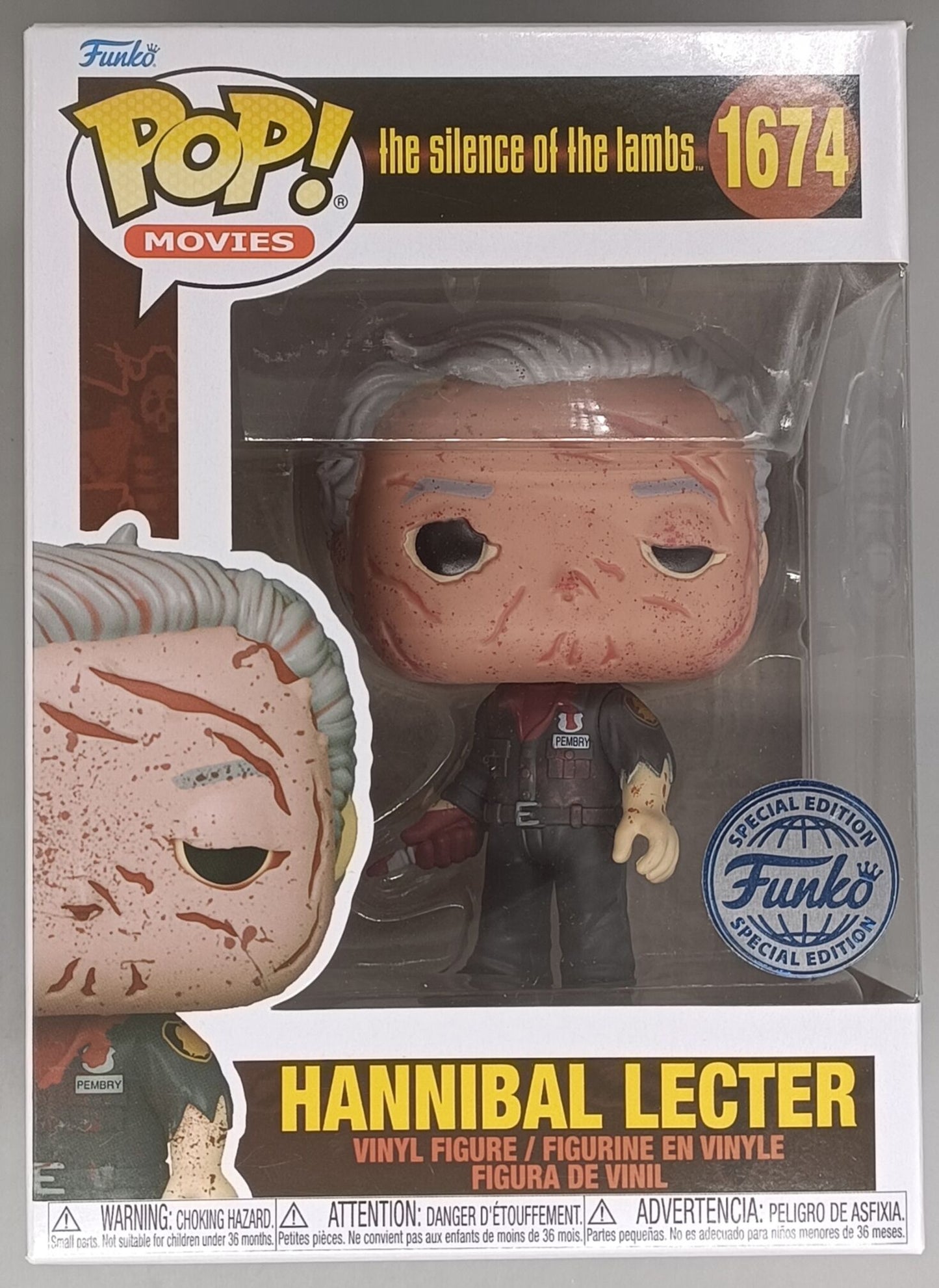 1674 Hannibal Lecter - The Silence of the Lambs - Horror Funko POP - Brand New