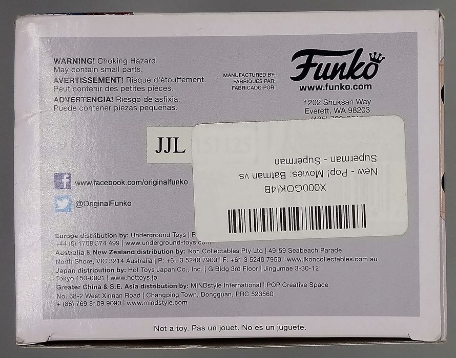 #85 Superman - DC Batman vs Superman - Box Damaged Funko POP