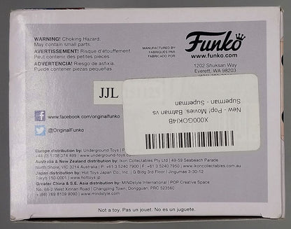 #85 Superman - DC Batman vs Superman - Box Damaged Funko POP