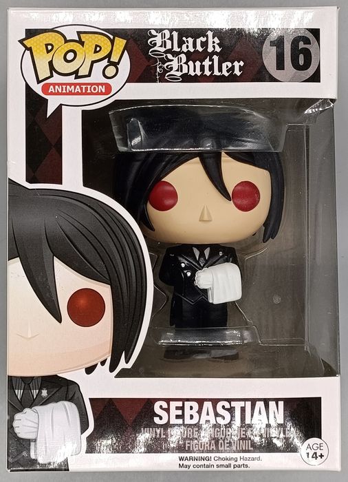 16 Sebastian - Black Butler - Funko POP - Box Damaged