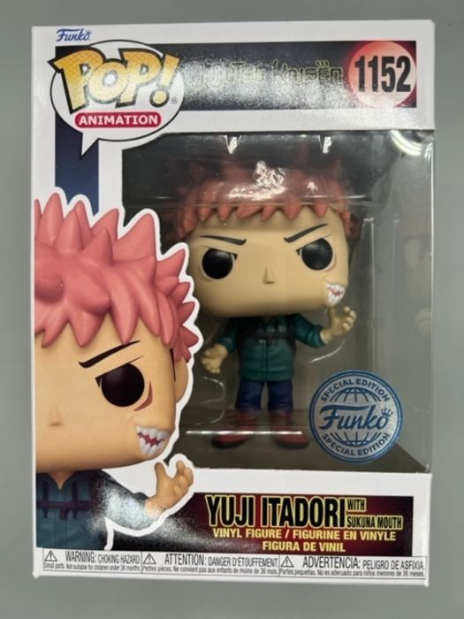 #1152 Yuji Itadori (w/ Sukuna) - Jujutsu Kaisen Funko POP