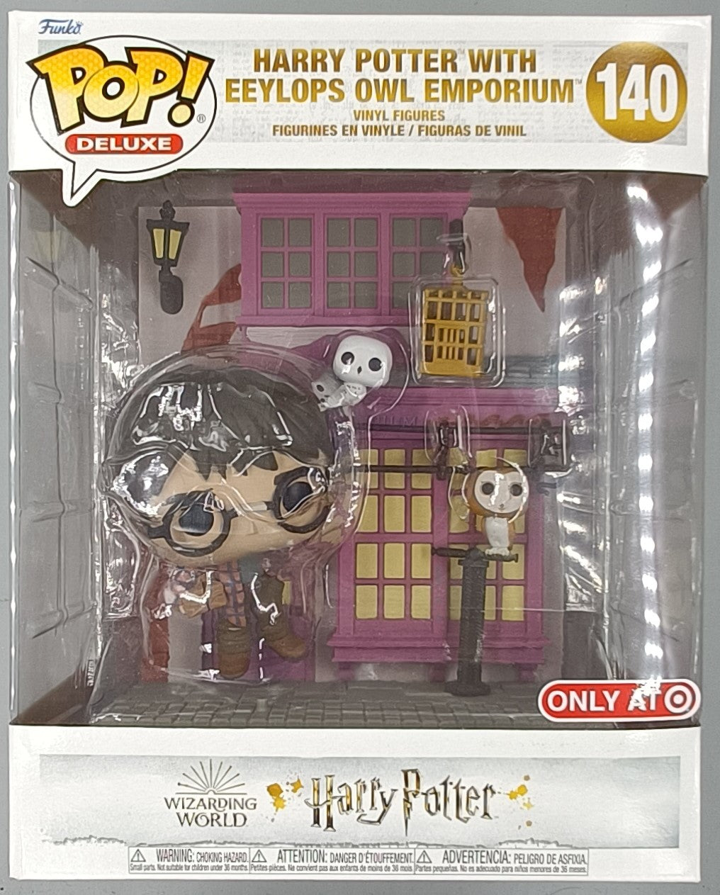 #140 Harry Potter (with Eeylops Owl Emporium) Deluxe Funko POP