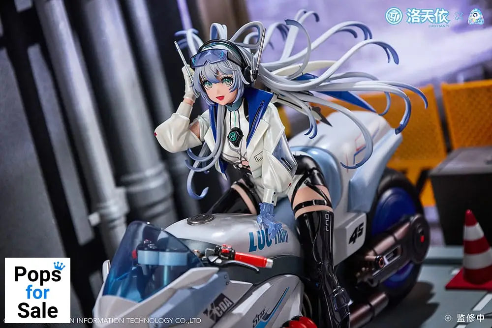 Vsinger PVC Statue 1/7 Vsinger Luo Tianyi Retro-Future Storm Driver Ver. 23 cm