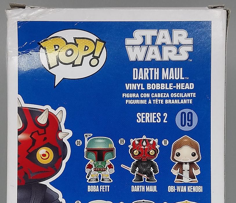 09 Darth Maul - Star Wars - Box Damaged Funko POP