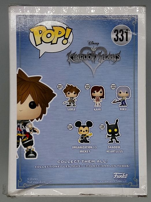 331 Sora - Disney Kingdom Hearts Funko POP - Damaged Box