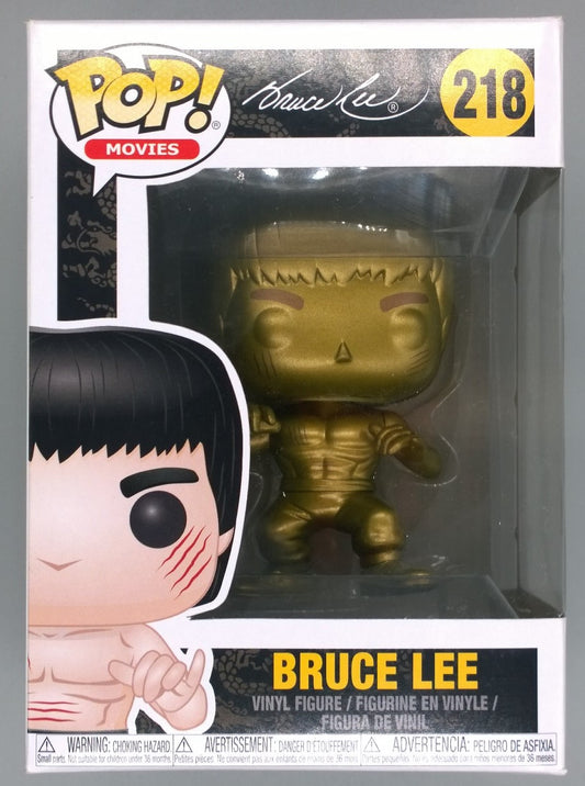 218 Bruce Lee (Enter the Dragon- Gold) Funko POP