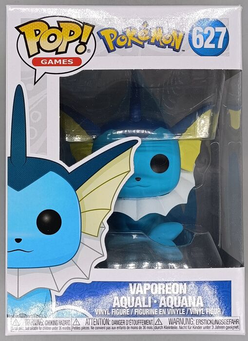 #627 Vaporeon - Pokemon - Box Damaged Funko POP